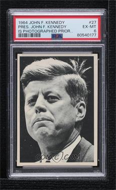 1964 Topps The Story of John F. Kennedy - [Base] #27 - John F. Kennedy [PSA 6 EX‑MT]