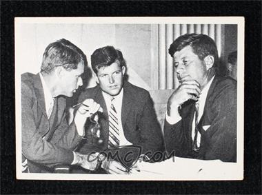 1964 Topps The Story of John F. Kennedy - [Base] #45 - John F. Kennedy, Robert Kennedy, Edward Kennedy
