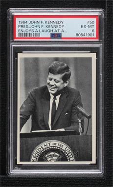 1964 Topps The Story of John F. Kennedy - [Base] #50 - John F. Kennedy [PSA 6 EX‑MT]