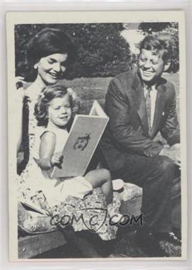 1964 Topps The Story of John F. Kennedy - [Base] #57 - John F. Kennedy, Jacqueline Kennedy, Caroline Kennedy