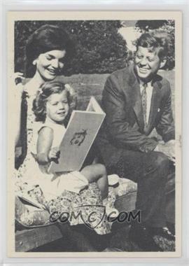 1964 Topps The Story of John F. Kennedy - [Base] #57 - John F. Kennedy, Jacqueline Kennedy, Caroline Kennedy