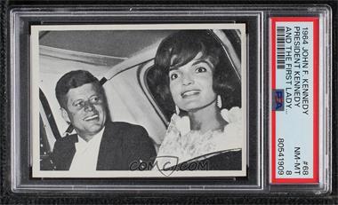 1964 Topps The Story of John F. Kennedy - [Base] #68 - John F. Kennedy, Jackie Kennedy [PSA 8 NM‑MT]