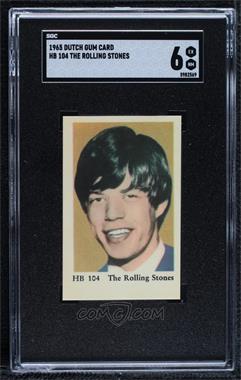 1965 Dutch Gum HB Set - [Base] #HB 104 - The Rolling Stones [SGC 6 EX/NM]