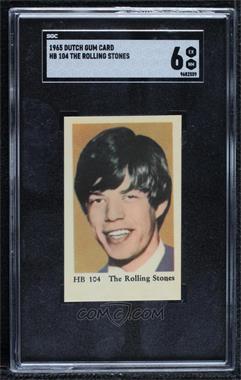 1965 Dutch Gum HB Set - [Base] #HB 104 - The Rolling Stones [SGC 6 EX/NM]