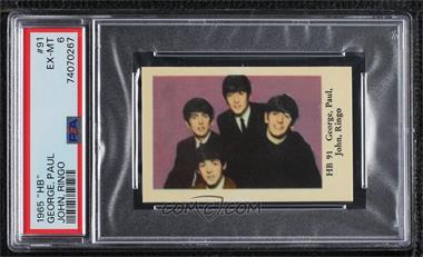 1965 Dutch Gum HB Set - [Base] #HB 91 - George, Paul, John, Ringo (The Beatles) [PSA 6 EX‑MT]