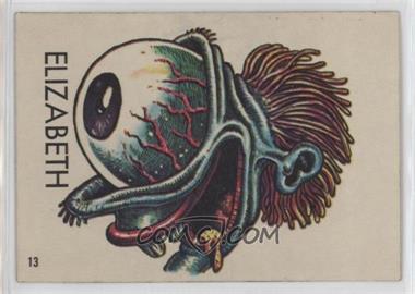 1965 Topps Ugly Stickers - [Base] #13.3 - Elizabeth