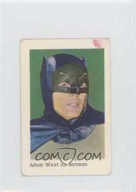 1966-68 Dutch Gum TV66-TV68 Popbilder Unnumbered Series - [Base] #_ADWE - Adam West as Batman