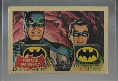 1966 A&BC Batman A Series (Red Bat Logo) - [Base] #16A - Portable Bat Signals [Poor to Fair]