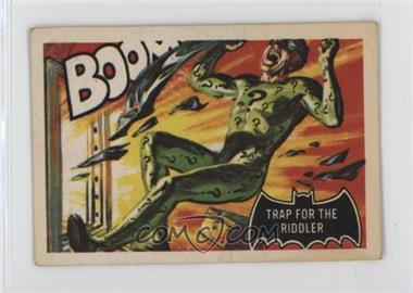 1966 A&BC Batman Black Bat - [Base] - Fan Club Back #45 - Trap for the Riddler [Good to VG‑EX]