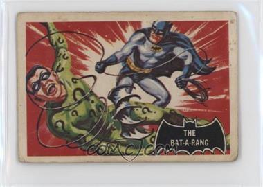 1966 A&BC Batman Black Bat - [Base] - Fan Club Back #46 - The Bat-A-Rang [Good to VG‑EX]