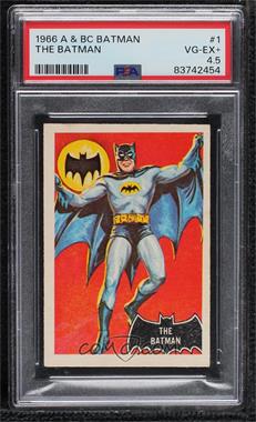 1966 A&BC Batman Black Bat - [Base] #1 - Batman [PSA 4.5 VG‑EX+]