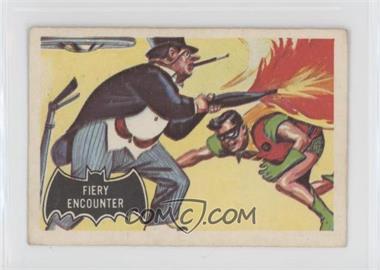 1966 A&BC Batman Black Bat - [Base] #19 - Fiery Encounter