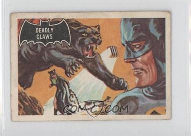 1966 A&BC Batman Black Bat - [Base] #34 - Deadly Claws [Good to VG‑EX]