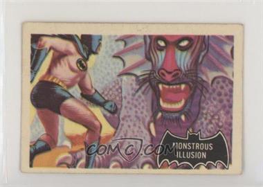 1966 A&BC Batman Black Bat - [Base] #48 - Monstrous Illusion