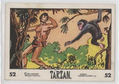 1966 Anglo Confectionary Tarzan Cards - Food Issue [Base] #52 - Tarzan [Good to VG‑EX]