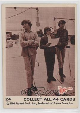 1966 Donruss The Monkees Sepia - [Base] #24 - Mickey Dolenz, Davy Jones, Michael Nesmeth