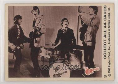 1966 Donruss The Monkees Sepia - [Base] #3 - The Monkees [Good to VG‑EX]
