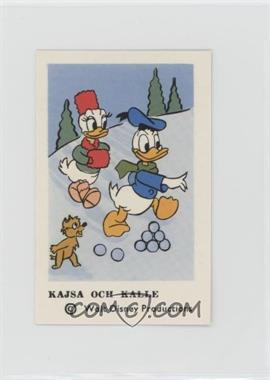 1966 Dutch Gum Disney Unnumbered Copyright at Bottom - [Base] #_KAKA - Kalle och Kajsa (Donald Duck, Daisy Duck)