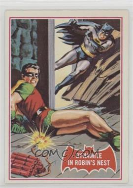 1966 O-Pee-Chee Batman A Series (Red Bat Logo) - [Base] #33A - Dynamite In Robin's Nest