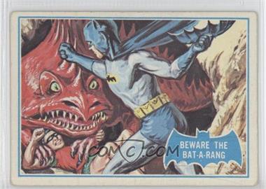 1966 O-Pee-Chee Batman B Series (Blue Bat Logo) - [Base] #38B - Beware The Batarang [Good to VG‑EX]