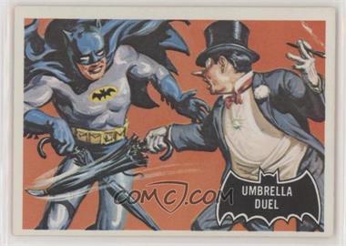 1966 O-Pee-Chee Batman Black Bat - [Base] #23 - Umbrella Duel