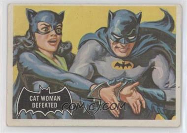 1966 O-Pee-Chee Batman Black Bat - [Base] #35 - Cat Woman Defeated [Good to VG‑EX]