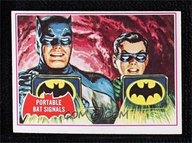 1966 Topps Batman A Series (Red Bat Logo) - [Base] #16A - Portable Bat Signals