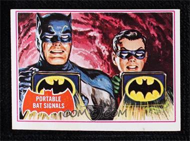 1966 Topps Batman A Series (Red Bat Logo) - [Base] #16A - Portable Bat Signals