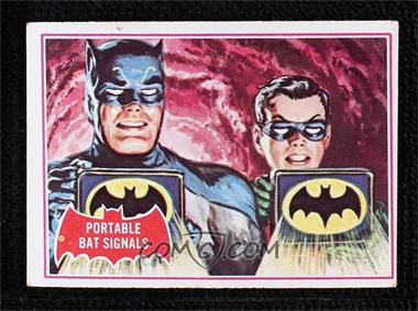 1966 Topps Batman A Series (Red Bat Logo) - [Base] #16A - Portable Bat Signals