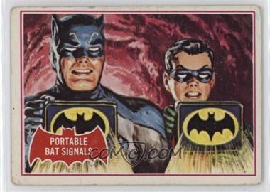 1966 Topps Batman A Series (Red Bat Logo) - [Base] #16A - Portable Bat Signals