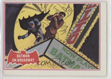 1966 Topps Batman A Series (Red Bat Logo) - [Base] #44A - Batman on Broadway