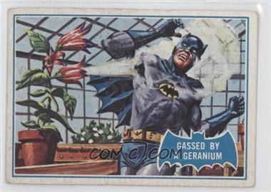 1966 Topps Batman B Series (Blue Bat Logo) - [Base] - Puzzle Back #33B - Gassed by Geranium [Good to VG‑EX]
