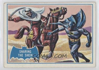 1966 Topps Batman B Series (Blue Bat Logo) - [Base] - Puzzle Back #8B - Snaring the Sheik [Good to VG‑EX]