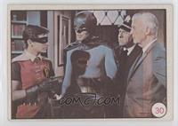 Batman, Robin, Chief O'Hara, Commissioner Gordon