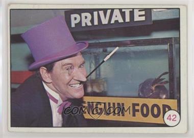 1966 Topps Batman Bat Laffs - [Base] #42.2 - Penguin (Movie Promo on Back) [Good to VG‑EX]