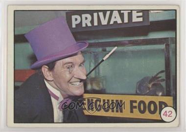 1966 Topps Batman Bat Laffs - [Base] #42.2 - Penguin (Movie Promo on Back) [Good to VG‑EX]