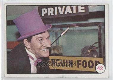 1966 Topps Batman Bat Laffs - [Base] #42.2 - Penguin (Movie Promo on Back) [Good to VG‑EX]