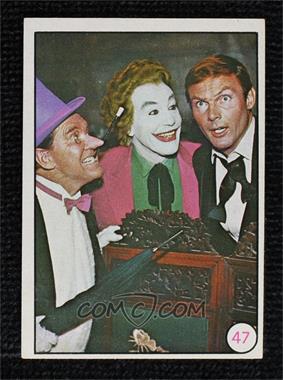 1966 Topps Batman Bat Laffs - [Base] #47.1 - Penguin, The Joker, Bruce Wayne (No Movie Promo on Back)