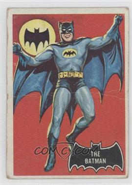 1966 Topps Batman Black Bat - [Base] #1 - The Batman [Poor to Fair]