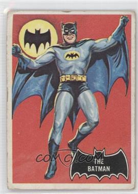 1966 Topps Batman Black Bat - [Base] #1 - The Batman [Good to VG‑EX]
