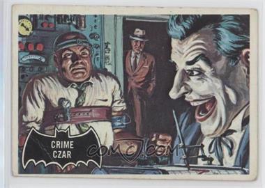 1966 Topps Batman Black Bat - [Base] #10 - Crime Czar [Poor to Fair]