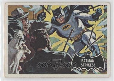 1966 Topps Batman Black Bat - [Base] #12 - Batman Strikes!