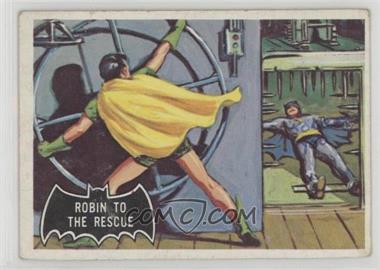 1966 Topps Batman Black Bat - [Base] #20 - Robin To The Rescue [Good to VG‑EX]