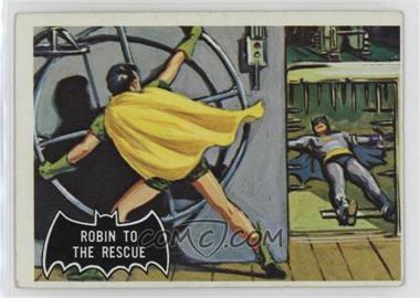 1966 Topps Batman Black Bat - [Base] #20 - Robin To The Rescue [Good to VG‑EX]