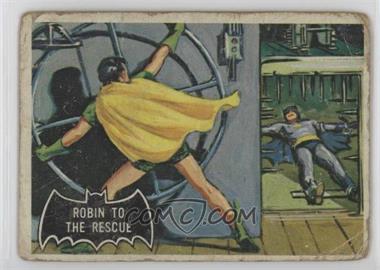 1966 Topps Batman Black Bat - [Base] #20 - Robin To The Rescue [Good to VG‑EX]