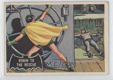 1966 Topps Batman Black Bat - [Base] #20 - Robin To The Rescue [Good to VG‑EX]