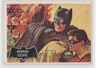 1966 Topps Batman Black Bat - [Base] #21 - Narrow Escape