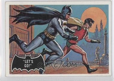 1966 Topps Batman Black Bat - [Base] #28 - "Let's Go!"