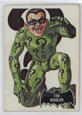 1966 Topps Batman Black Bat - [Base] #36 - The Riddler [Good to VG‑EX]