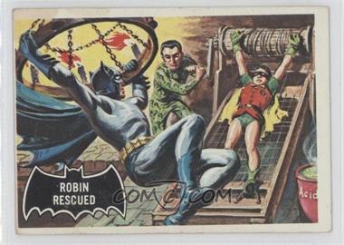 1966 Topps Batman Black Bat - [Base] #38 - Robin Rescued [Poor to Fair]